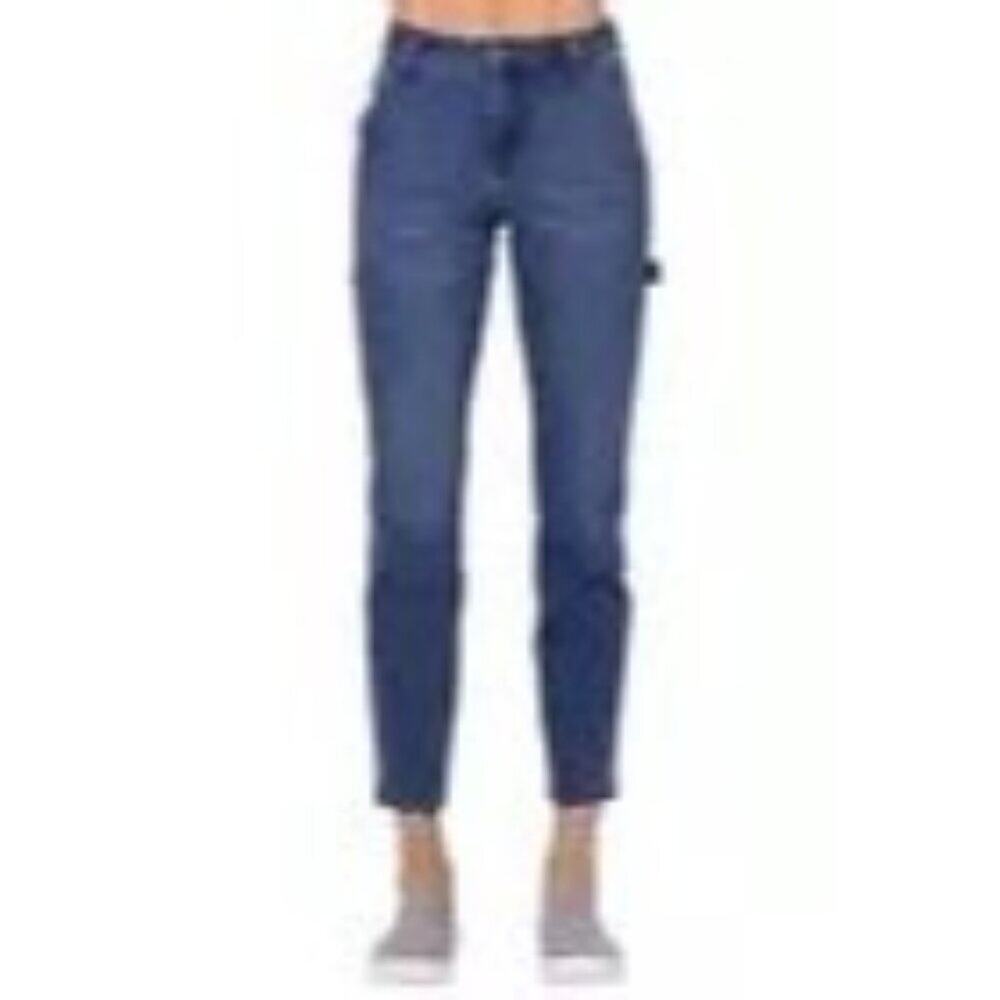 Judy Blue Jeans Womens Size 11/30 Slim Fit Carpenter Denim Style JB88302 - Picture 2 of 13